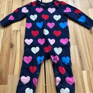 Baby Gap Heart Print Knit Romper 18–24 Months